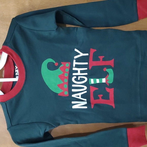 Lazy One Naughty Elf Christmas pajamas NWT - Picture 3 of 11